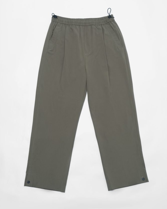 Mancave brown elastic waist pant