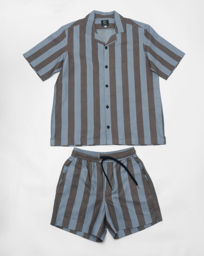 MC Blue Brown stripped Set