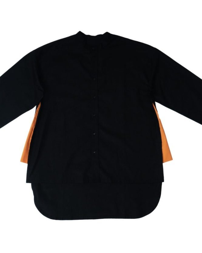 JA Black Shirt with orange side design