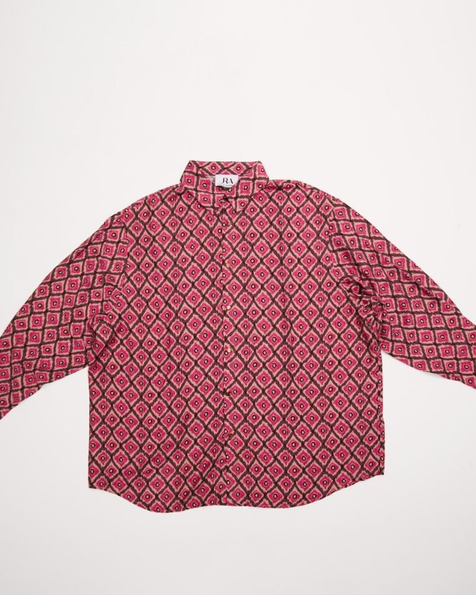JA Red Dotted Shirt