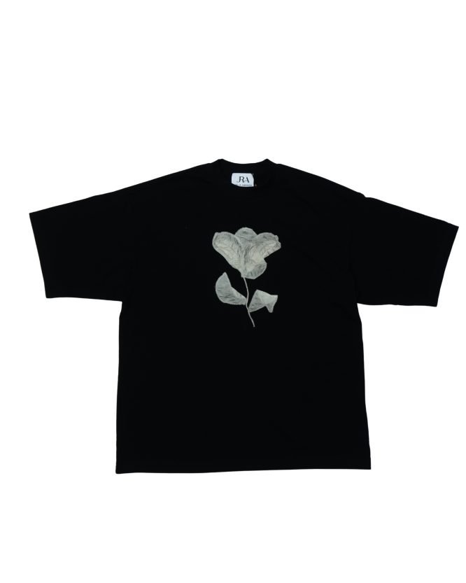 JA Black Flower tee