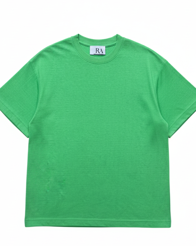 JA Plain Green Tee