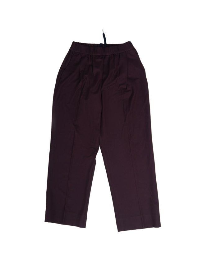 MC Burgundy elastic wasit pant