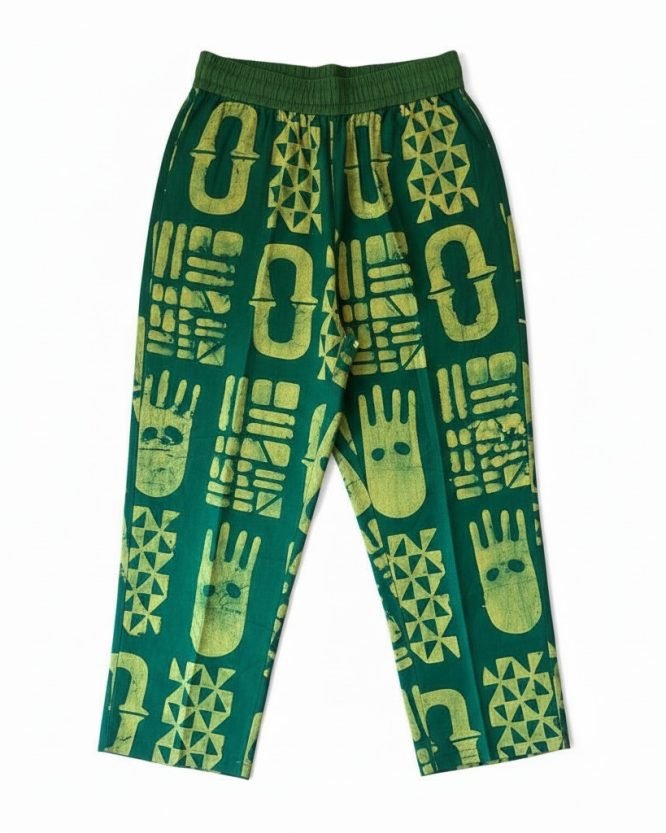 Adira Pants (Green & Yellow )