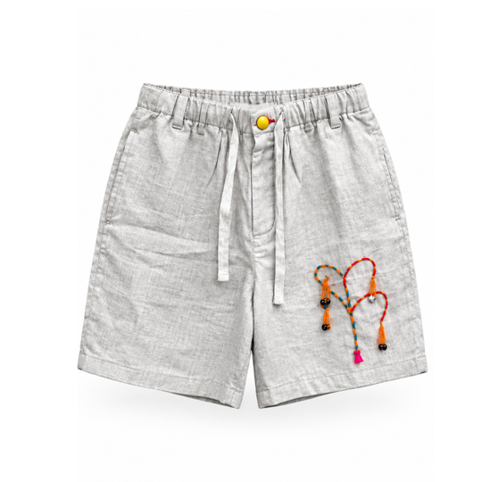 IAN Riven Linen Short