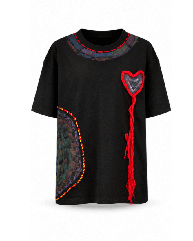 IAN CARSON PRINTED WOOL TEE