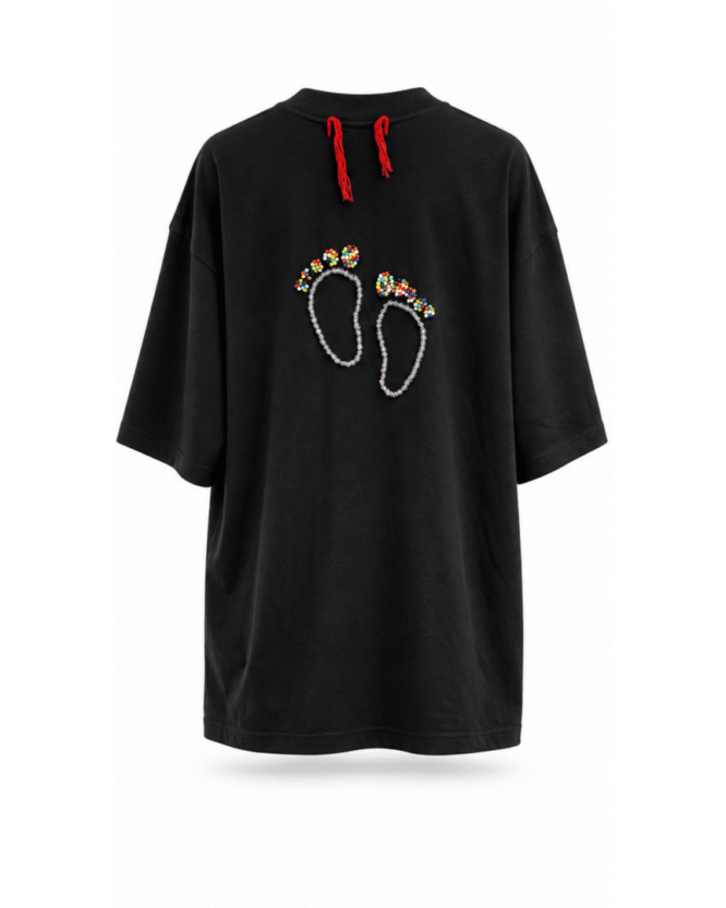 IAN CARSON BABY FOOT PRINT TEE