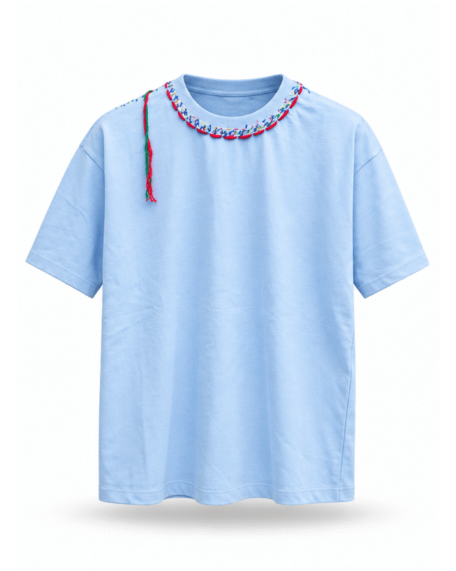 IAN CARSON THREADED NECK PAINTED