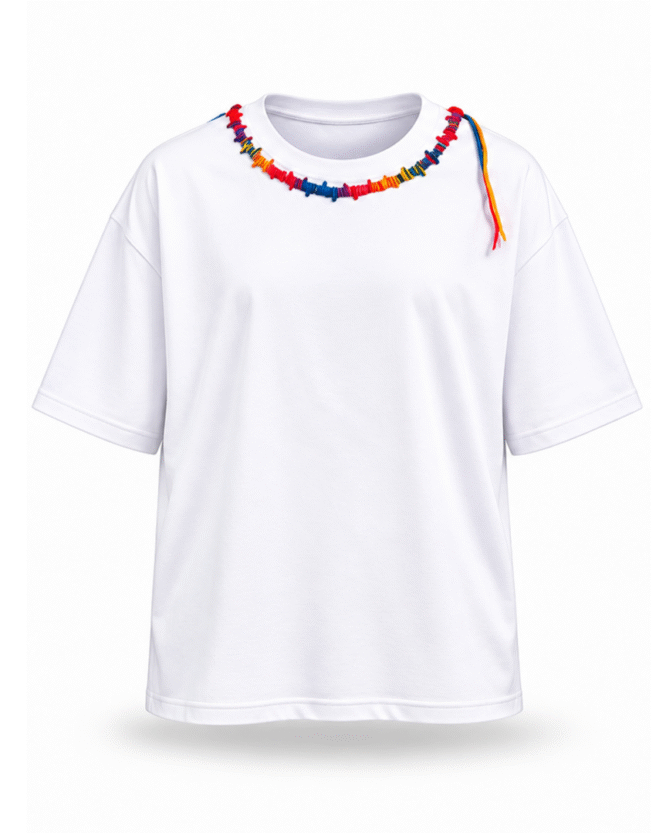 IAN CARSON ROUND RAINBOW TEE