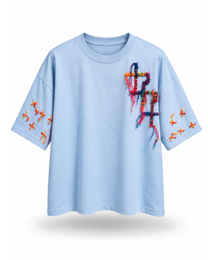 IAN CARSON MIX THREAD CHEST TEE