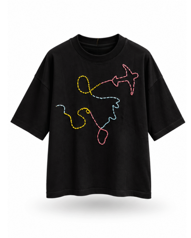 IAN CARSON AEROPLANE BEAD TEE