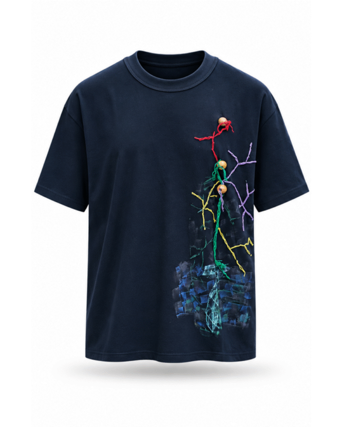 IAN CARSON THREADED SIDE PAINTED TEE