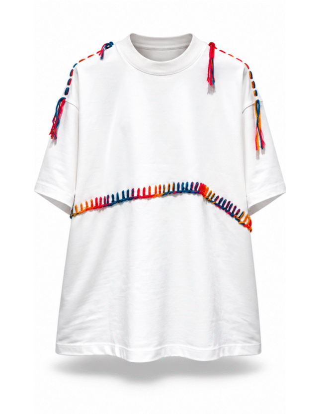 IAN CAROSN MIDDLE STITCH TEE