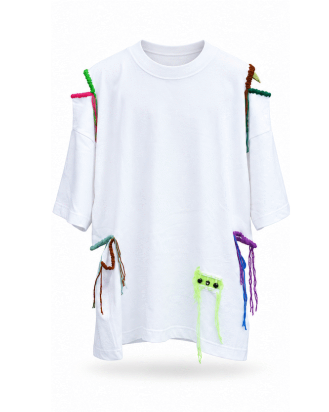 IAN CARSON THREADED CUT TEE